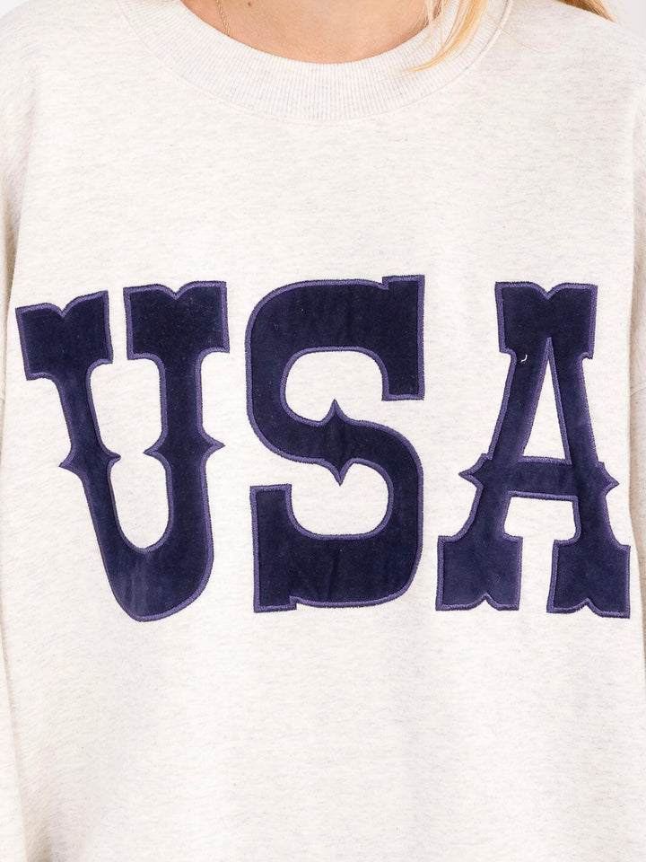 WOMEN'S LONG SLEEVE GRAPHIC PULLOVER SWEATER