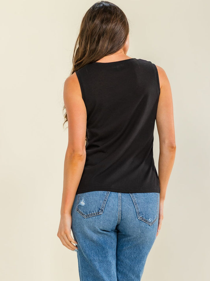 WOMEN'S SLEEVELESS BASIC TANK TOP