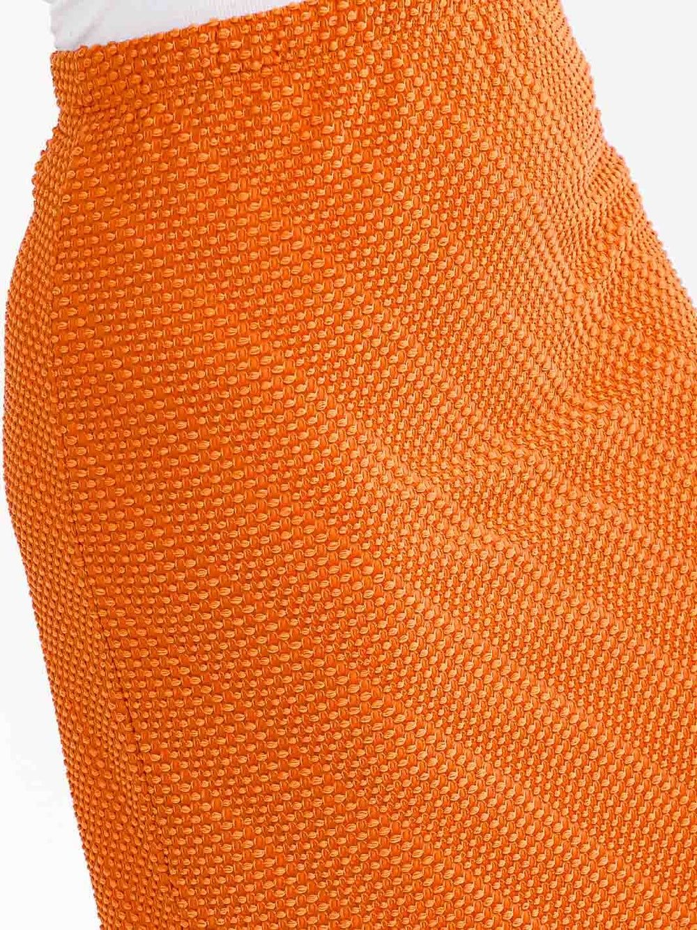 PLUS SIZE ELASTIC WAIST DETAILED MAXI SKIRT