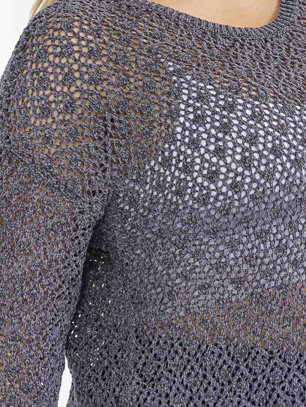 PLUS SIZE LONG SLEEVE KNIT TOP