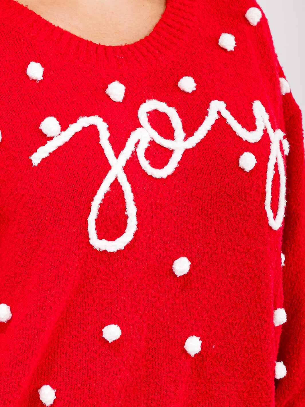 PLUS SIZE LONG SLEEVE GRAPHIC PULLOVER KNIT SWEATER