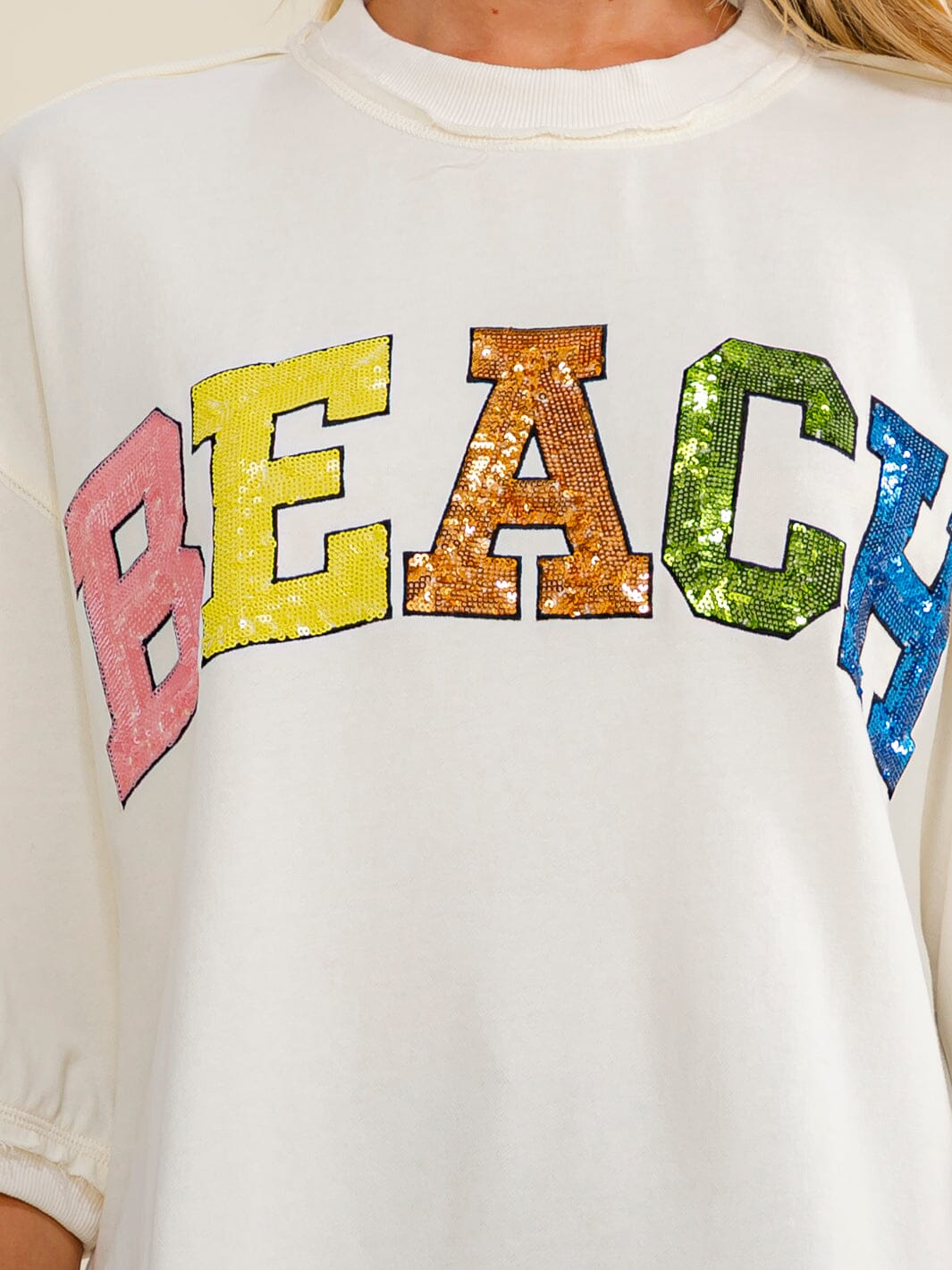 WOMEN'S SHORT SLEEVE BEACH TOP