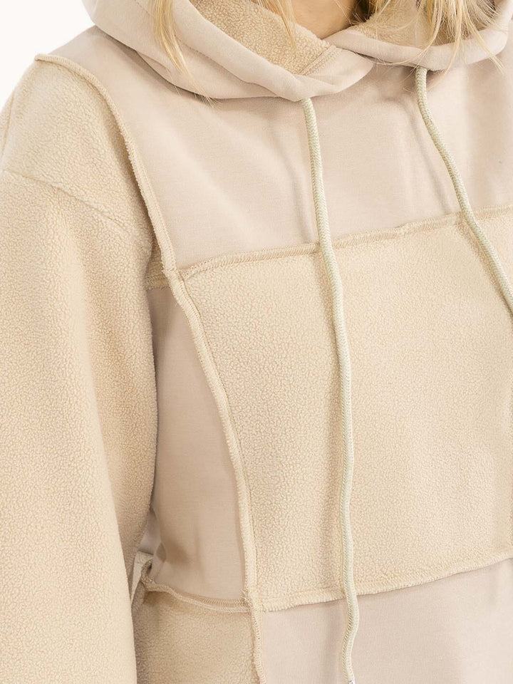 WOMEN'S LONG SLEEVE HOODED PULLOVER SWEATER