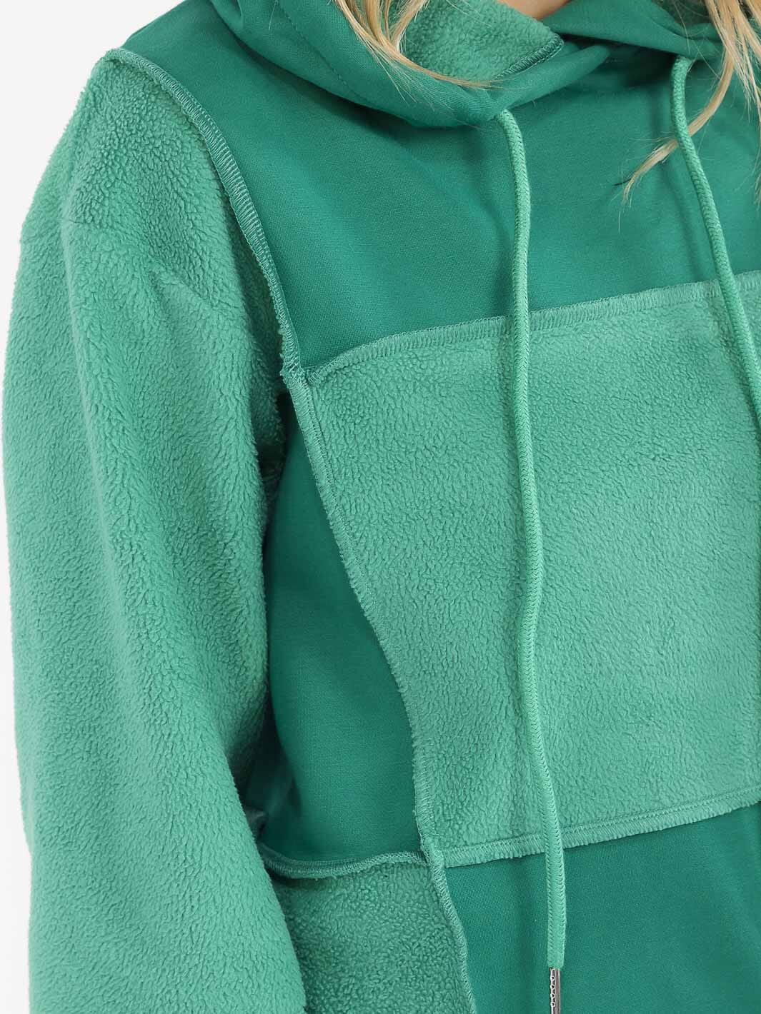 WOMEN'S LONG SLEEVE HOODED PULLOVER SWEATER