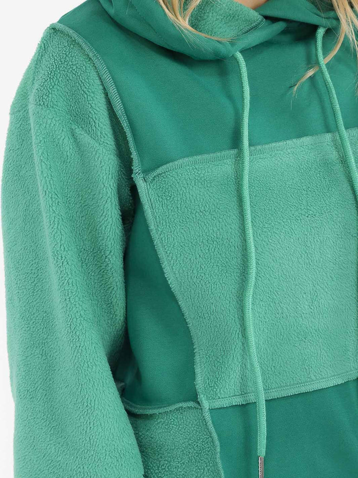 WOMEN'S LONG SLEEVE HOODED PULLOVER SWEATER