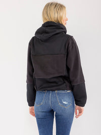 WOMEN'S LONG SLEEVE HOODED PULLOVER SWEATER