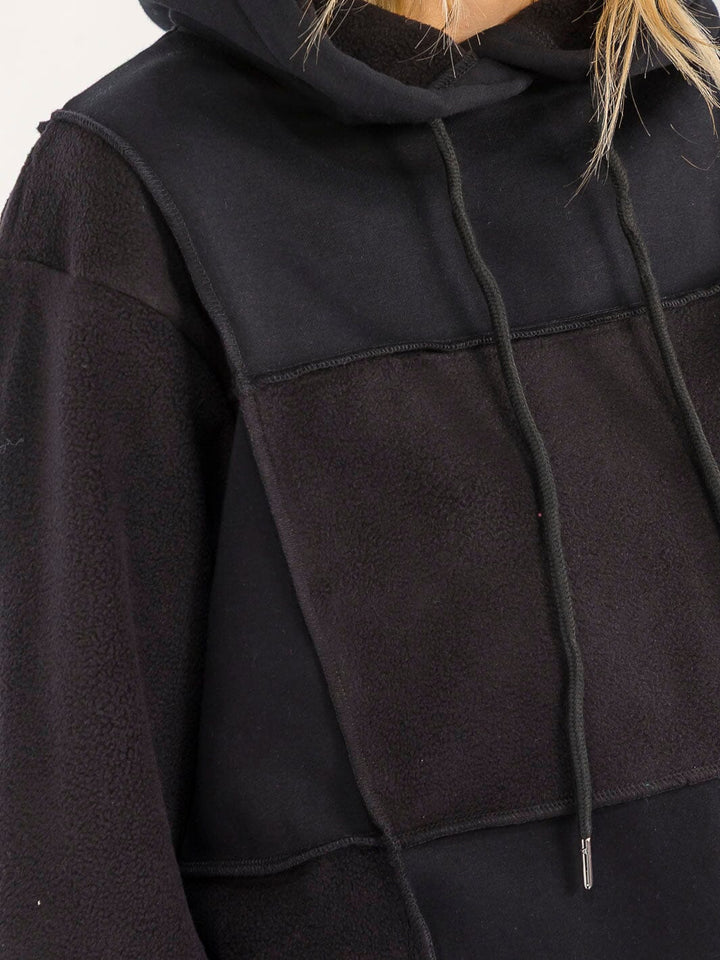 WOMEN'S LONG SLEEVE HOODED PULLOVER SWEATER