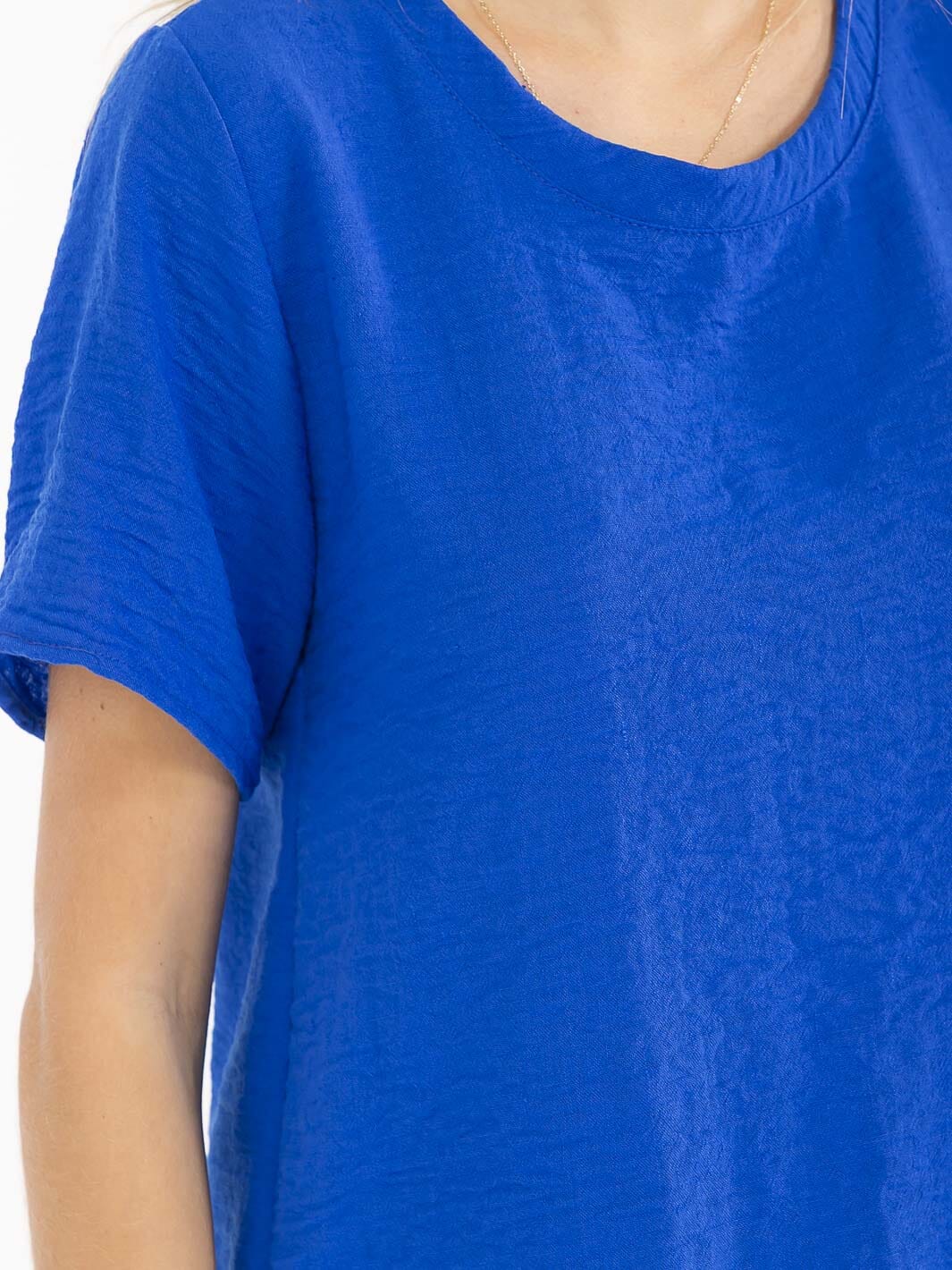 WOMEN'S SHORT SLEEVE SOLID TOP