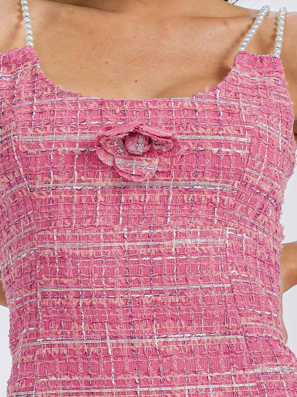 WOMEN'S SLEEVELESS SHIMMER BODYCON MINI DRESS