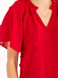 WOMEN'S SHORT SLEEVE SOLID TOP (Copy)