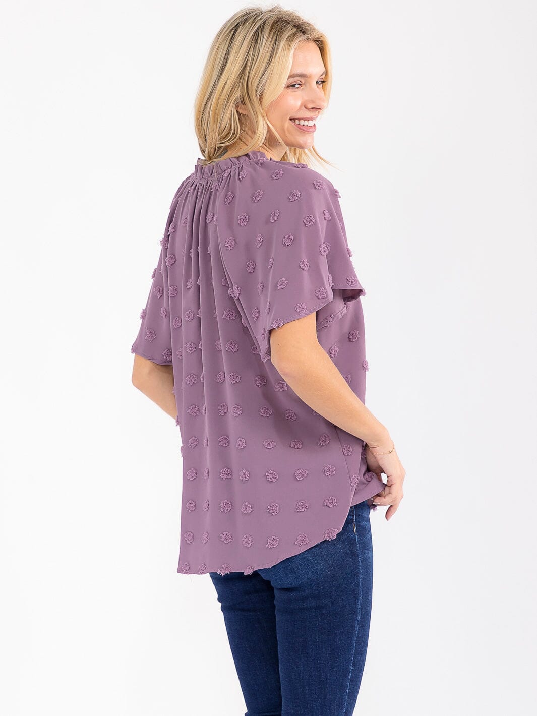 WOMEN'S SHORT SLEEVE SOLID TOP (Copy)