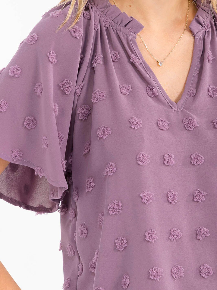 WOMEN'S SHORT SLEEVE SOLID TOP (Copy)