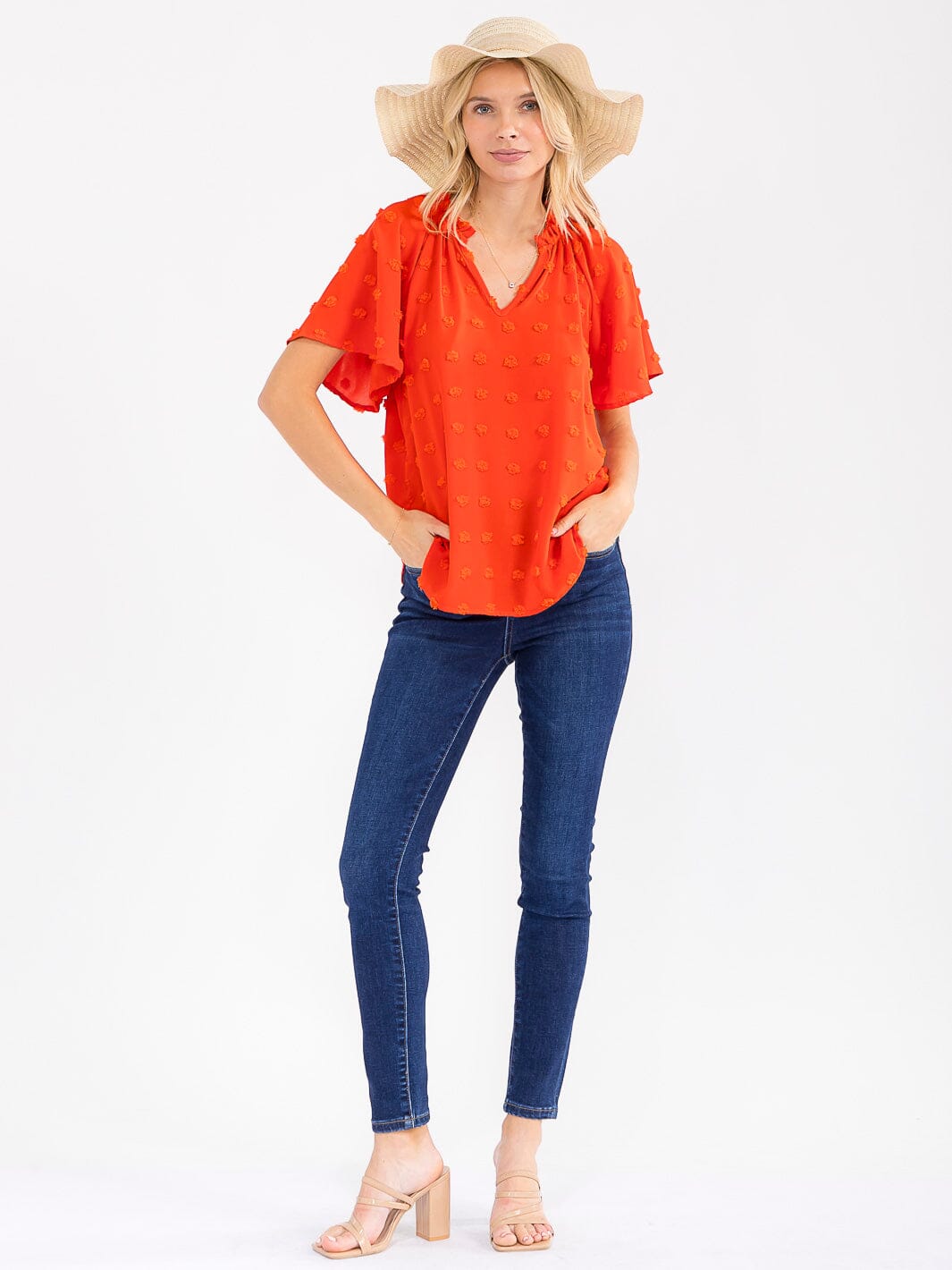 WOMEN'S SHORT SLEEVE SOLID TOP (Copy)