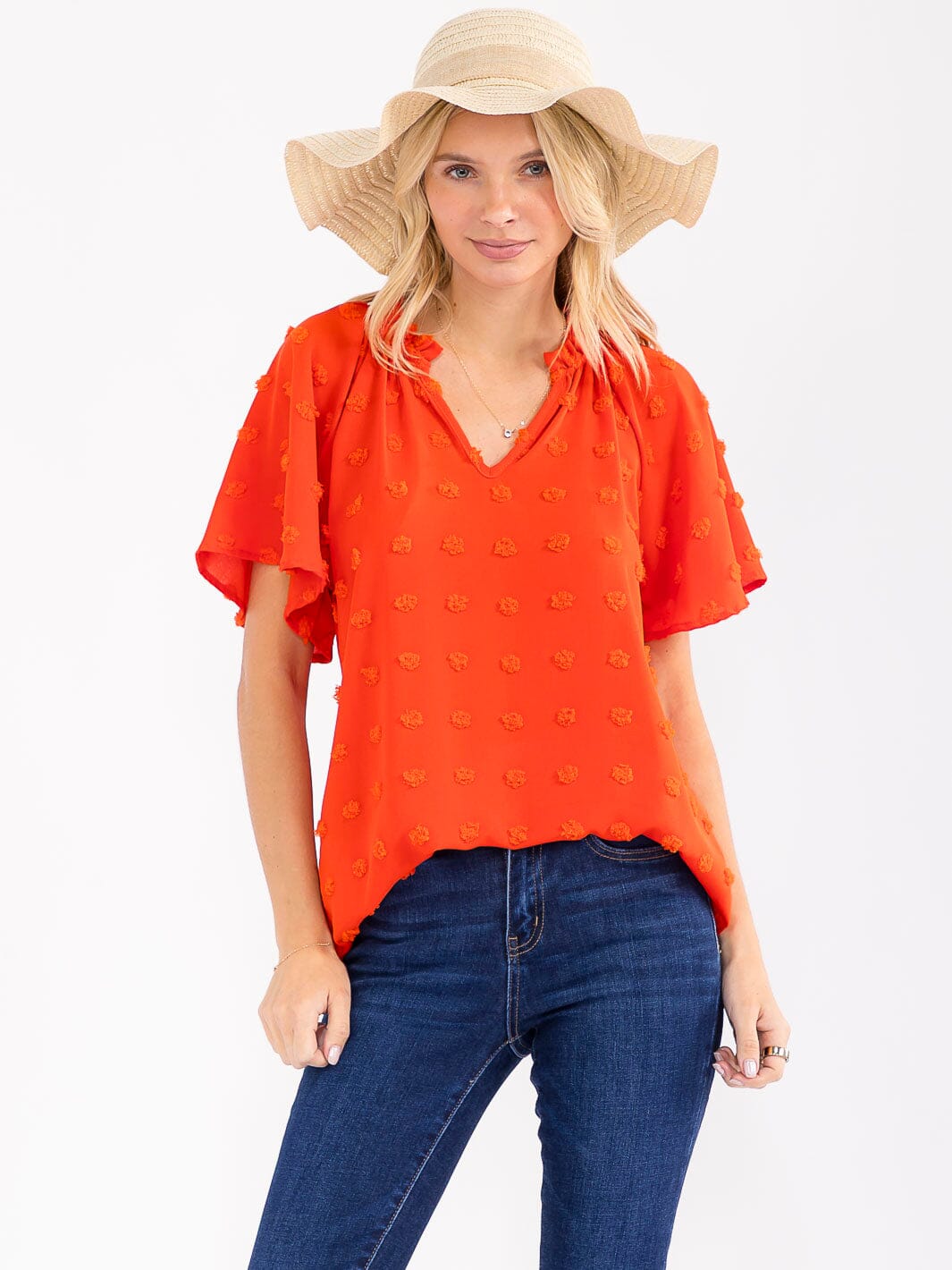 WOMEN'S SHORT SLEEVE SOLID TOP (Copy)