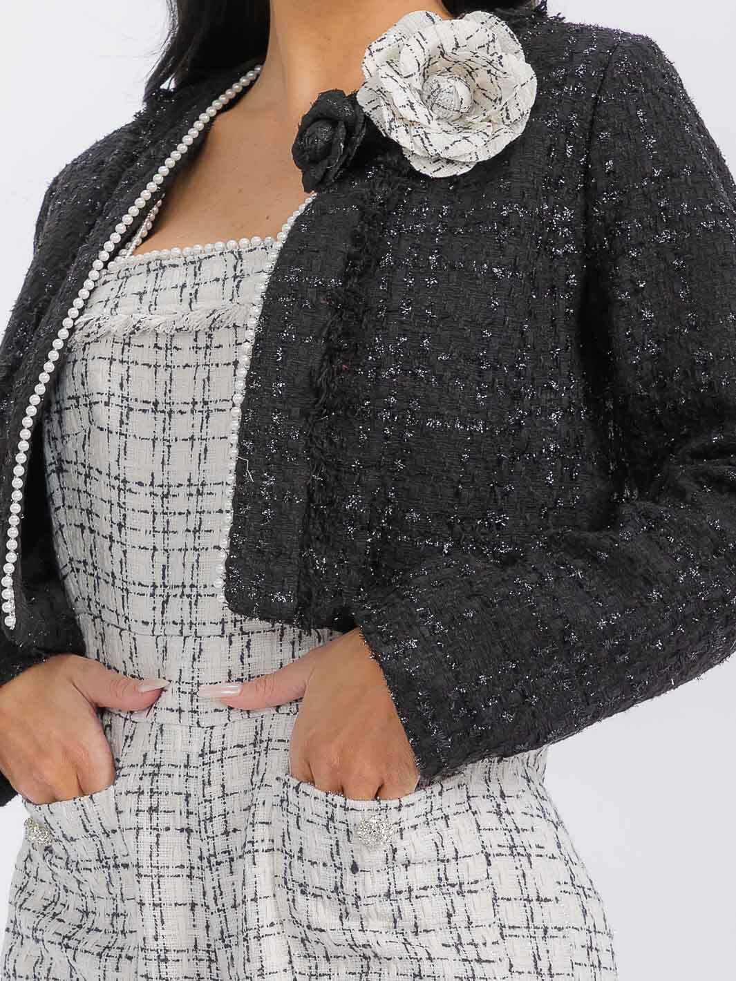 WOMEN'S LONG SLEEVE BLAZER & WIDE LEG JUMPSUIT 2PC. SET