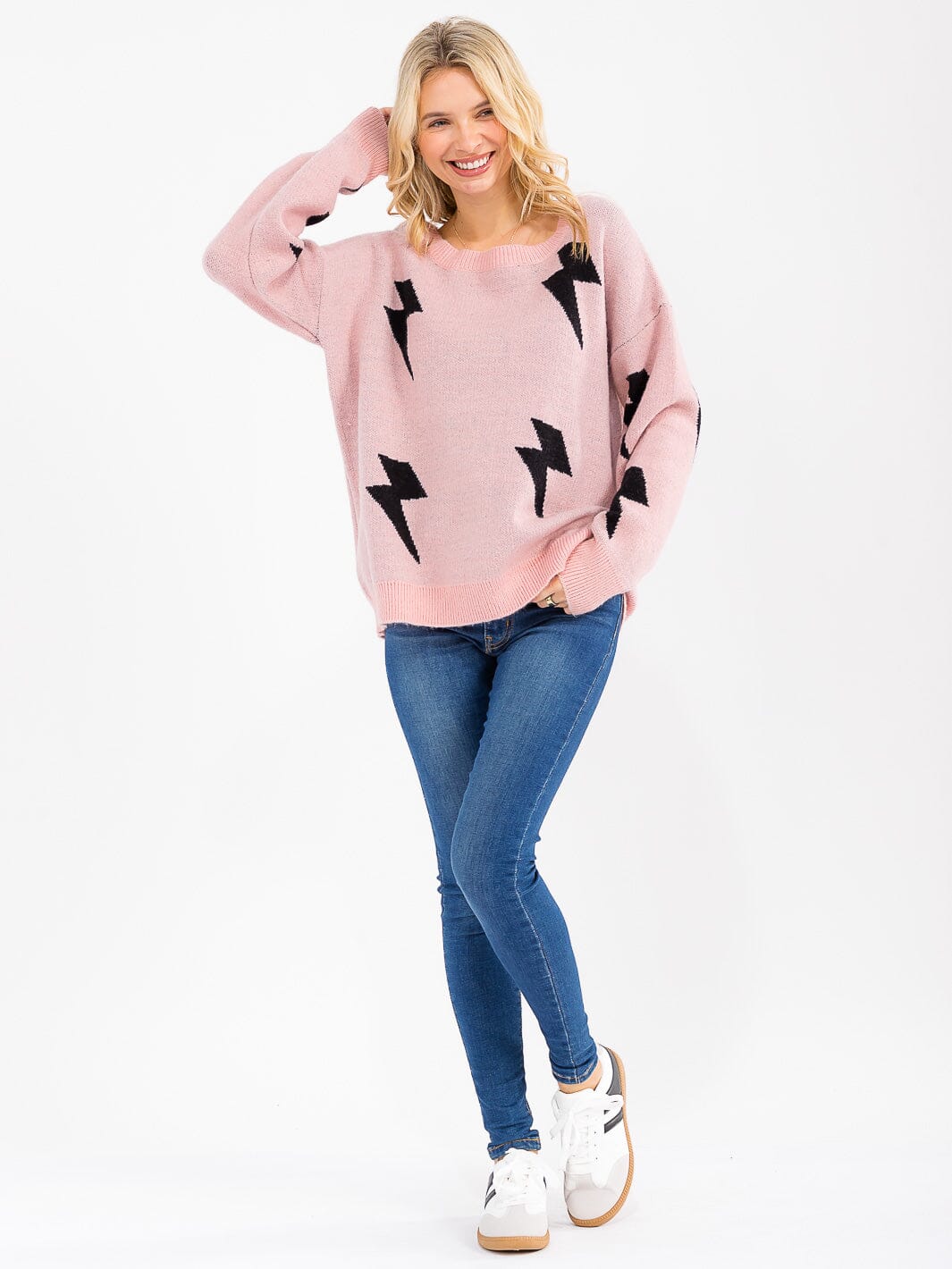 WOMEN'S LONG SLEEVE OVERSIZED PULLOVER SWEATER
