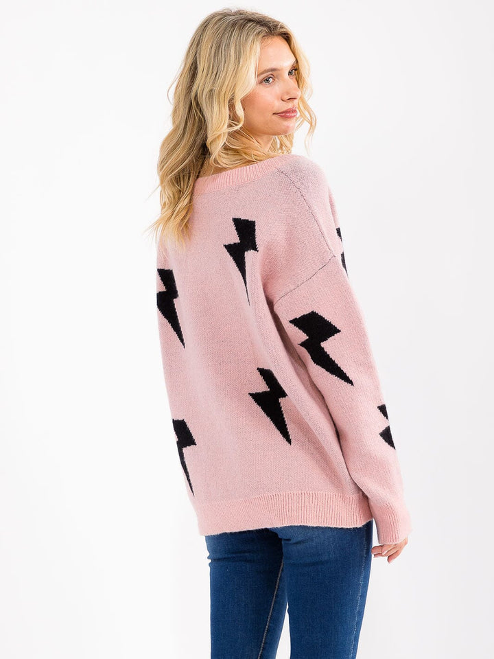 WOMEN'S LONG SLEEVE OVERSIZED PULLOVER SWEATER