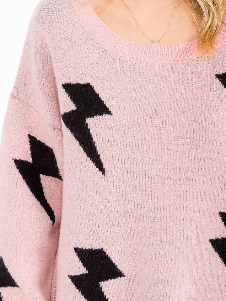 WOMEN'S LONG SLEEVE OVERSIZED PULLOVER SWEATER