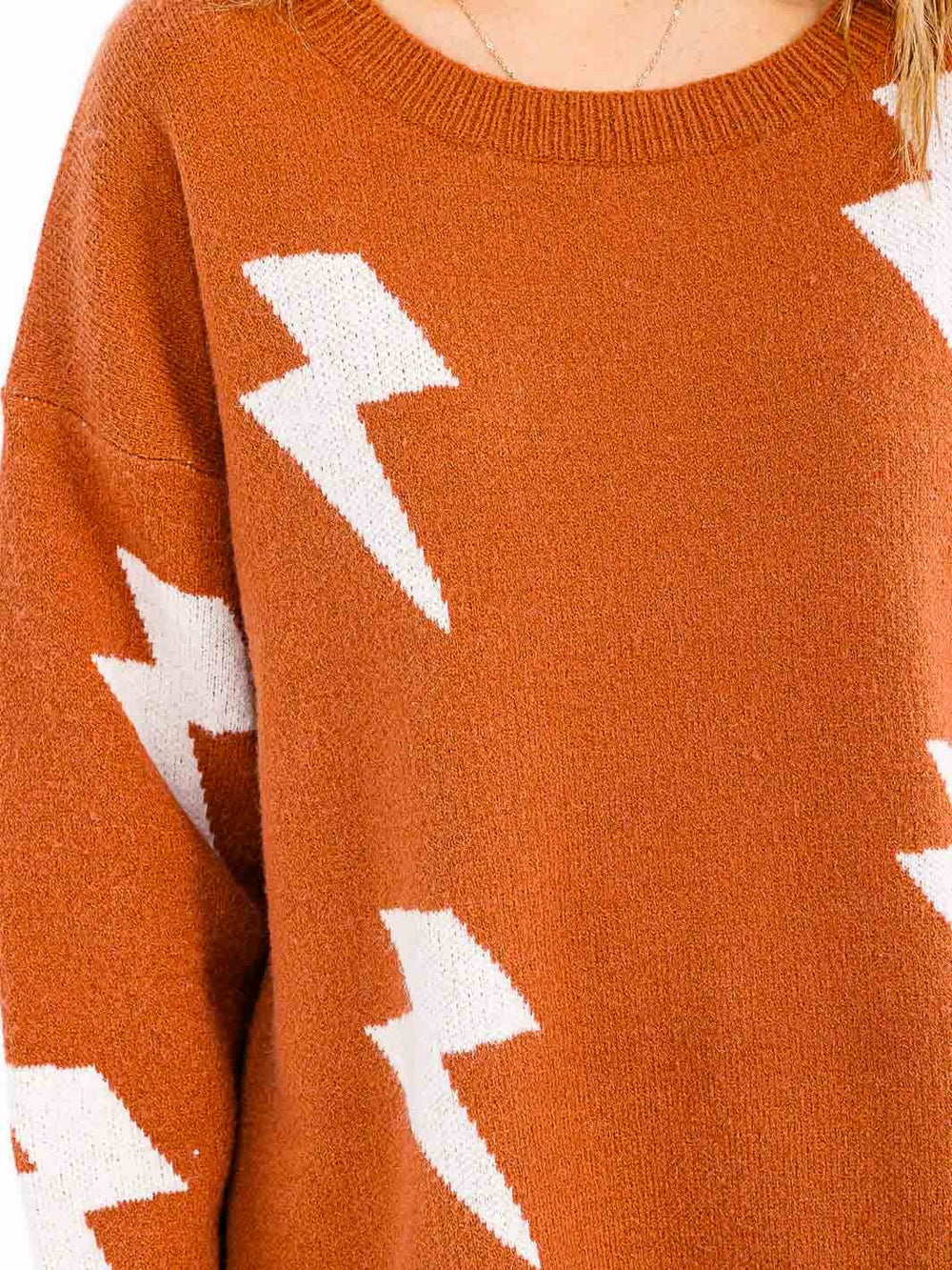 WOMEN'S LONG SLEEVE OVERSIZED PULLOVER SWEATER