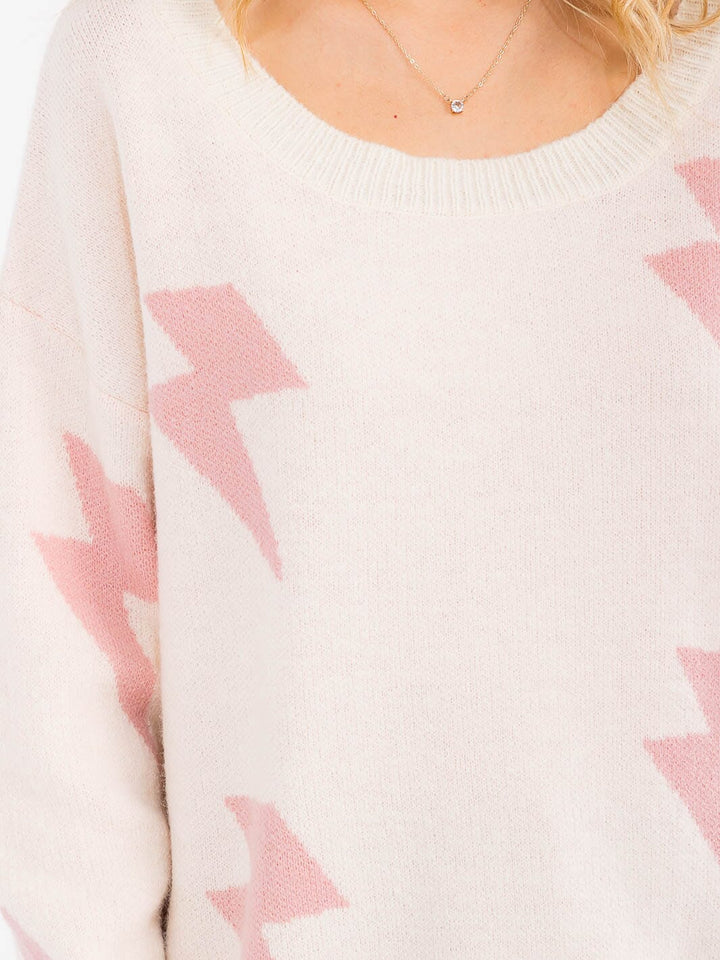 WOMEN'S LONG SLEEVE OVERSIZED PULLOVER SWEATER