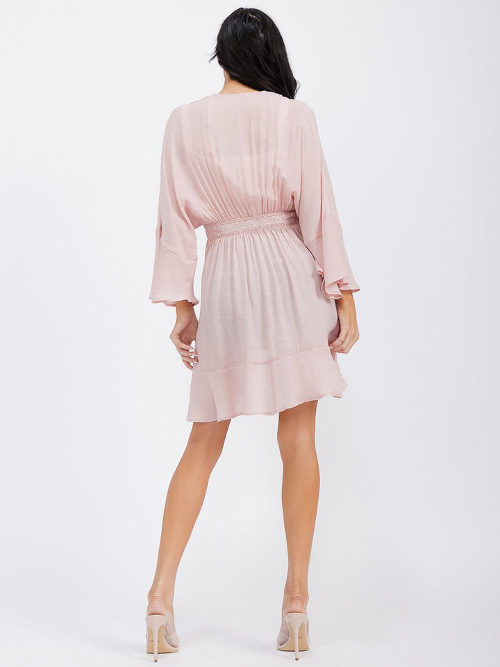 WOMEN'S LONG SLEEVE OPEN FRONT SELF TIE CARDIGAN