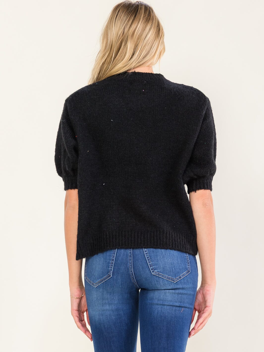 WOMEN'S SHORT SLEEVE IT'S MY BIRTHDAY SWEATER TOP