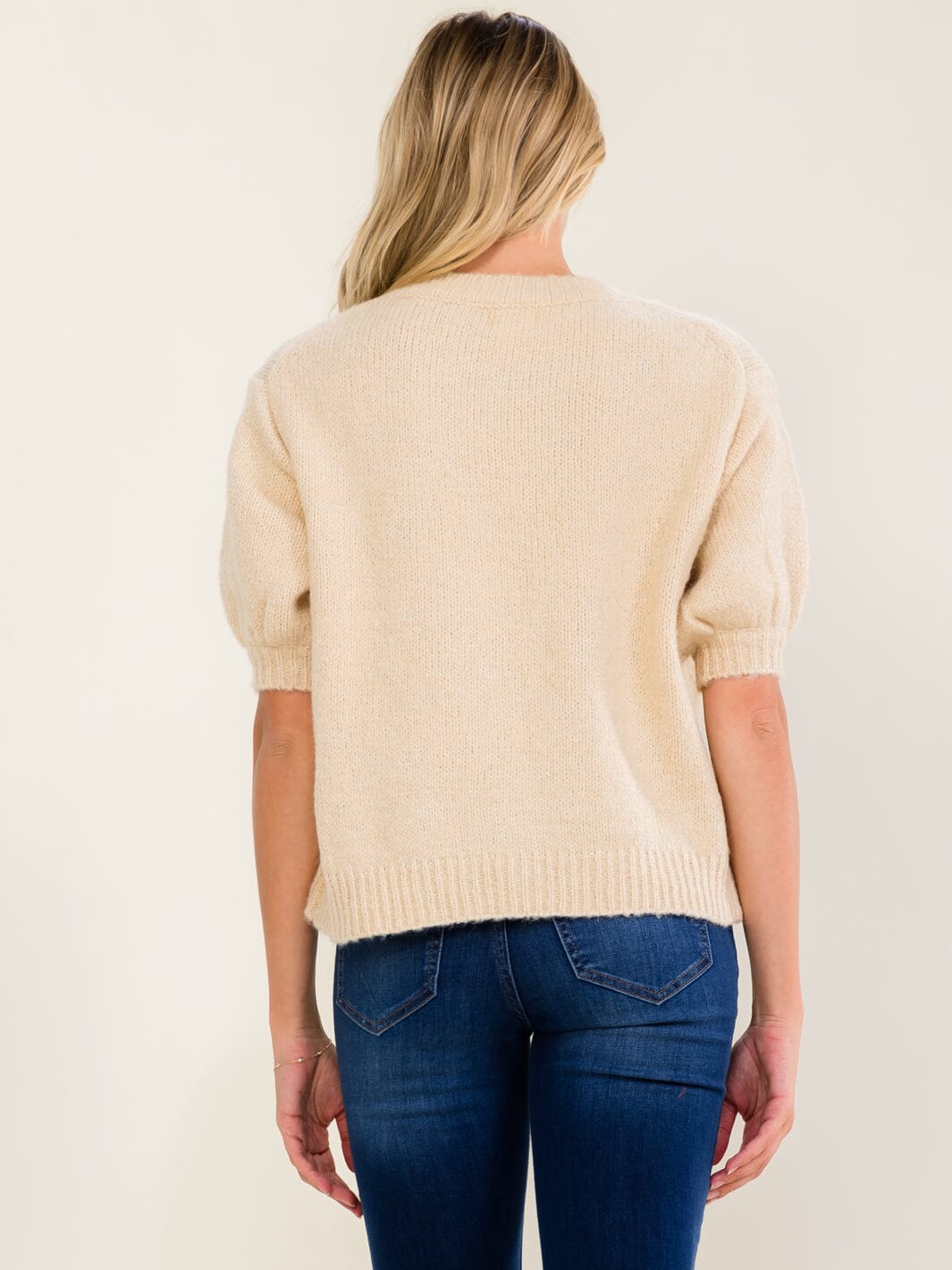 WOMEN'S SHORT SLEEVE IT'S MY BIRTHDAY SWEATER TOP