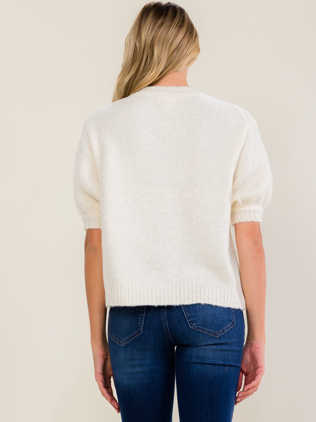 WOMEN'S SHORT SLEEVE IT'S MY BIRTHDAY SWEATER TOP
