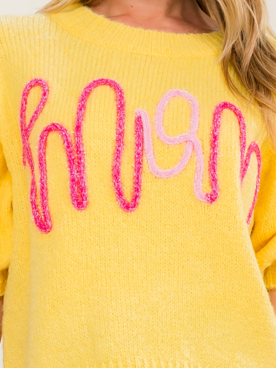 WOMEN'S SHORT SLEEVE MOM SWEATER TOP