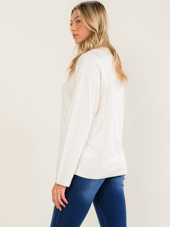 WOMEN'S LONG SLEEVE BASIC TOP