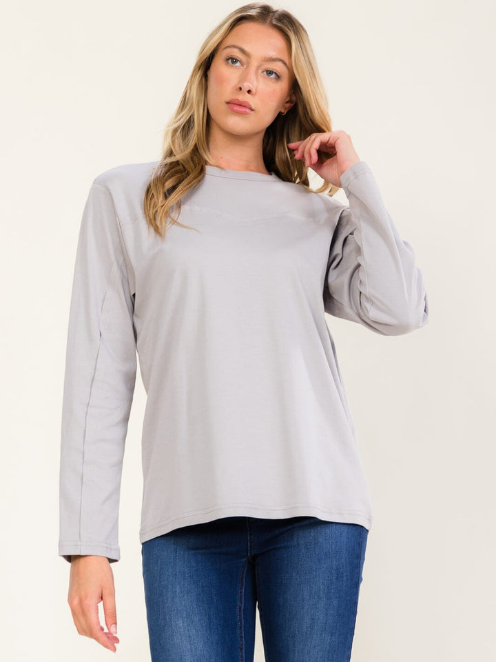 WOMEN'S LONG SLEEVE BASIC TOP