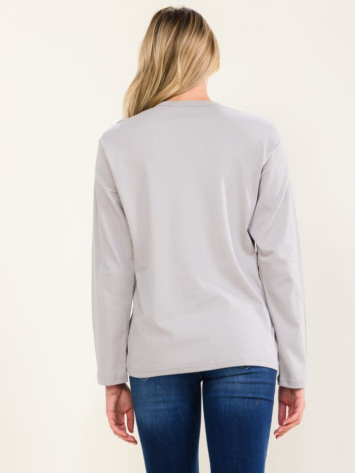 WOMEN'S LONG SLEEVE BASIC TOP