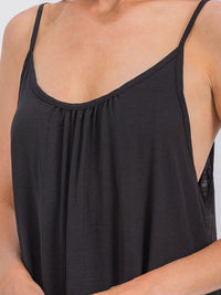 WOMEN'S SLEEVELESS OPEN BACK HIGH-LOW MAXI DRESS