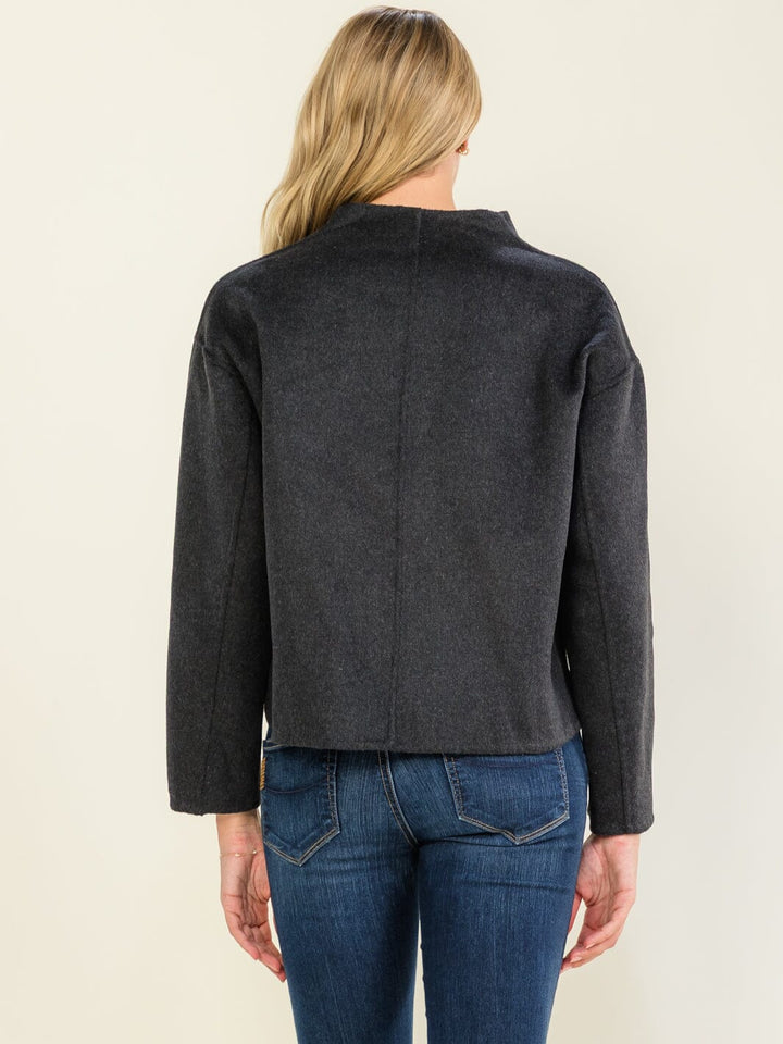 WOMEN'S LONG SLEEVE ZIPPER CLOSURE JACKETS