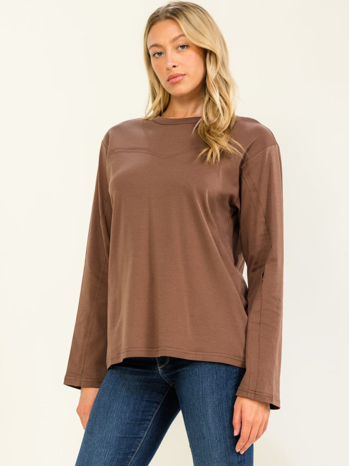 WOMEN'S LONG SLEEVE BASIC TOP