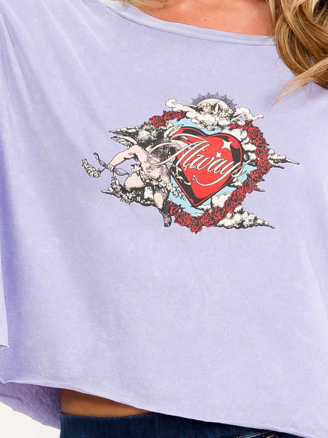 WOMEN'S LONG SLEEVE ALWAYS GRAPHIC TOP