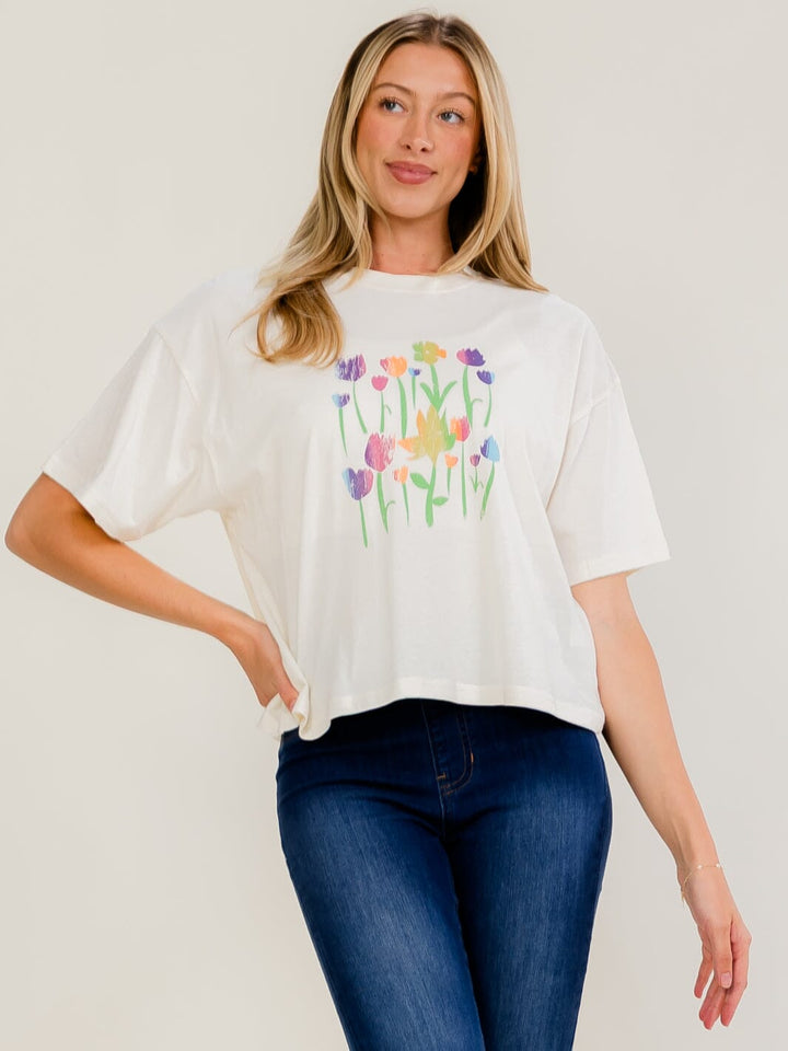 WOMEN'S SHORT SLEEVE GRAPHIC T-SHIRT