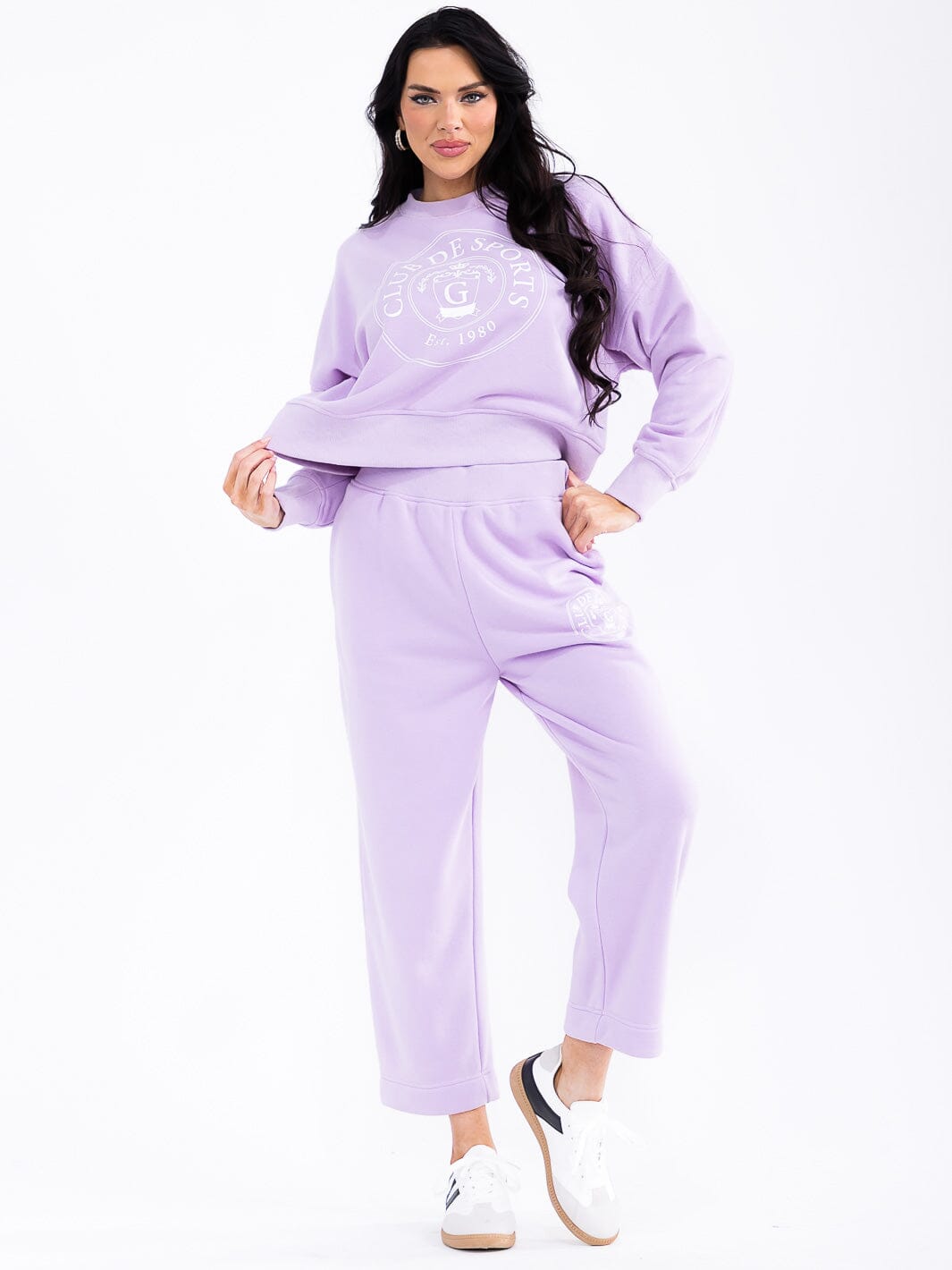 WOMEN'S PULLOVER SWEATER & ELASTIC WAIST PANTS GRAPHIC 2PC. SET