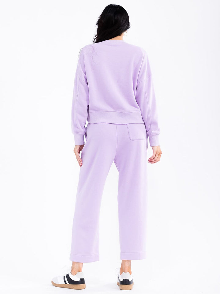 WOMEN'S PULLOVER SWEATER & ELASTIC WAIST PANTS GRAPHIC 2PC. SET