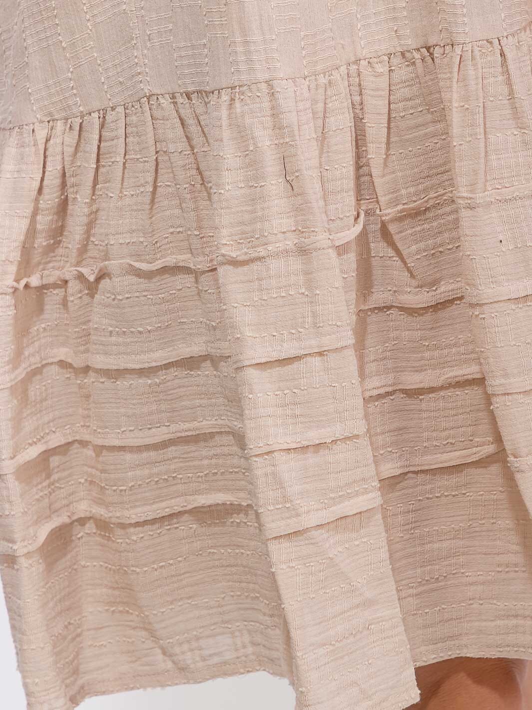 WOMEN'S SHORT SLEEVE BUTTON UP FRONT POCKETS LOOSE FIT MIDI DRESS