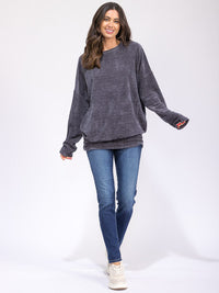 WOMEN'S LONG SLEEVE PULLOVER SWEATER
