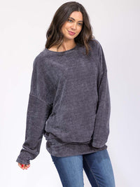 WOMEN'S LONG SLEEVE PULLOVER SWEATER