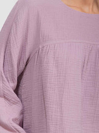 WOMEN'S LONG SLEEVE LOOSE FIT TUNIC TOP