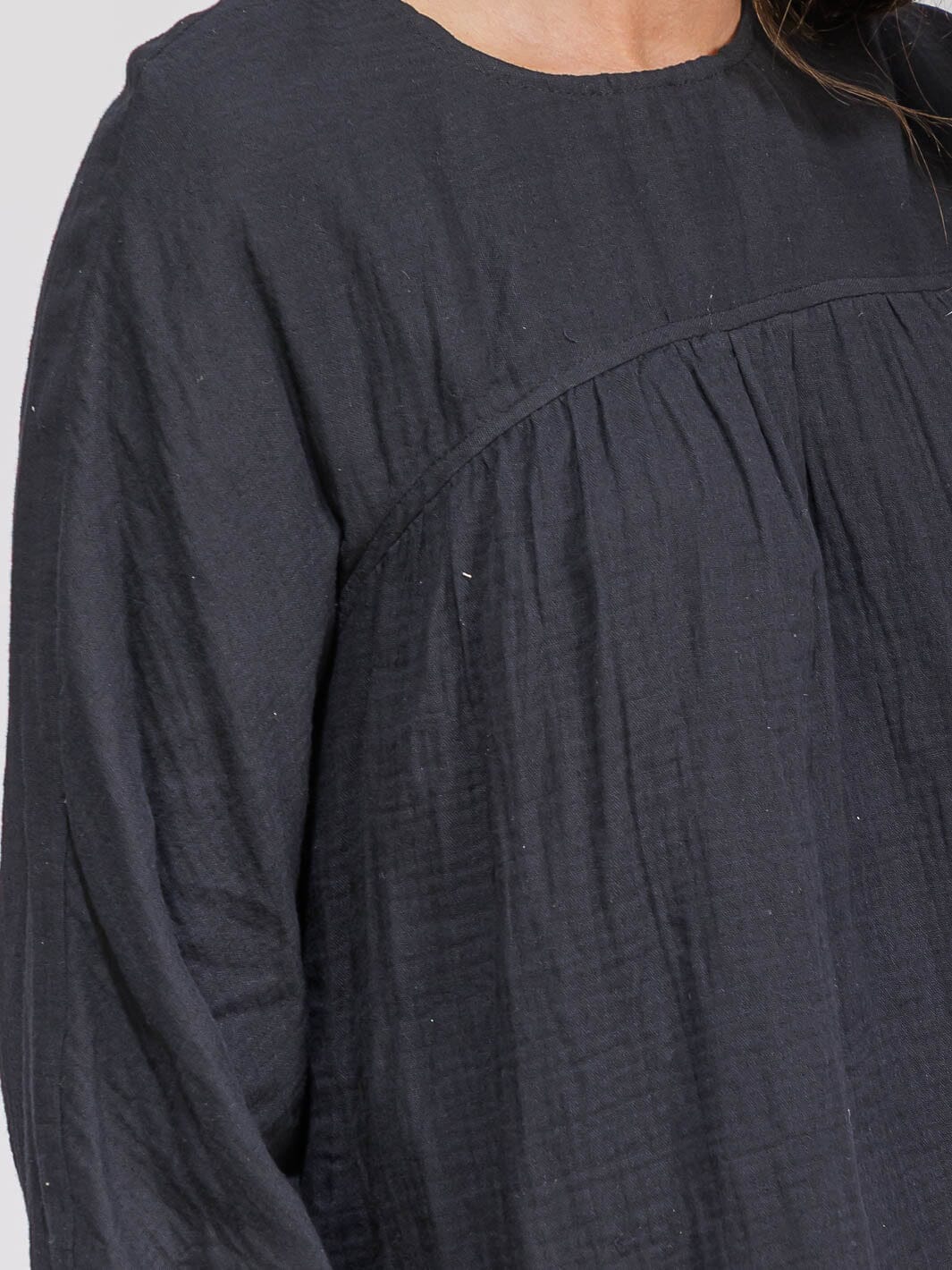 WOMEN'S LONG SLEEVE LOOSE FIT TUNIC TOP