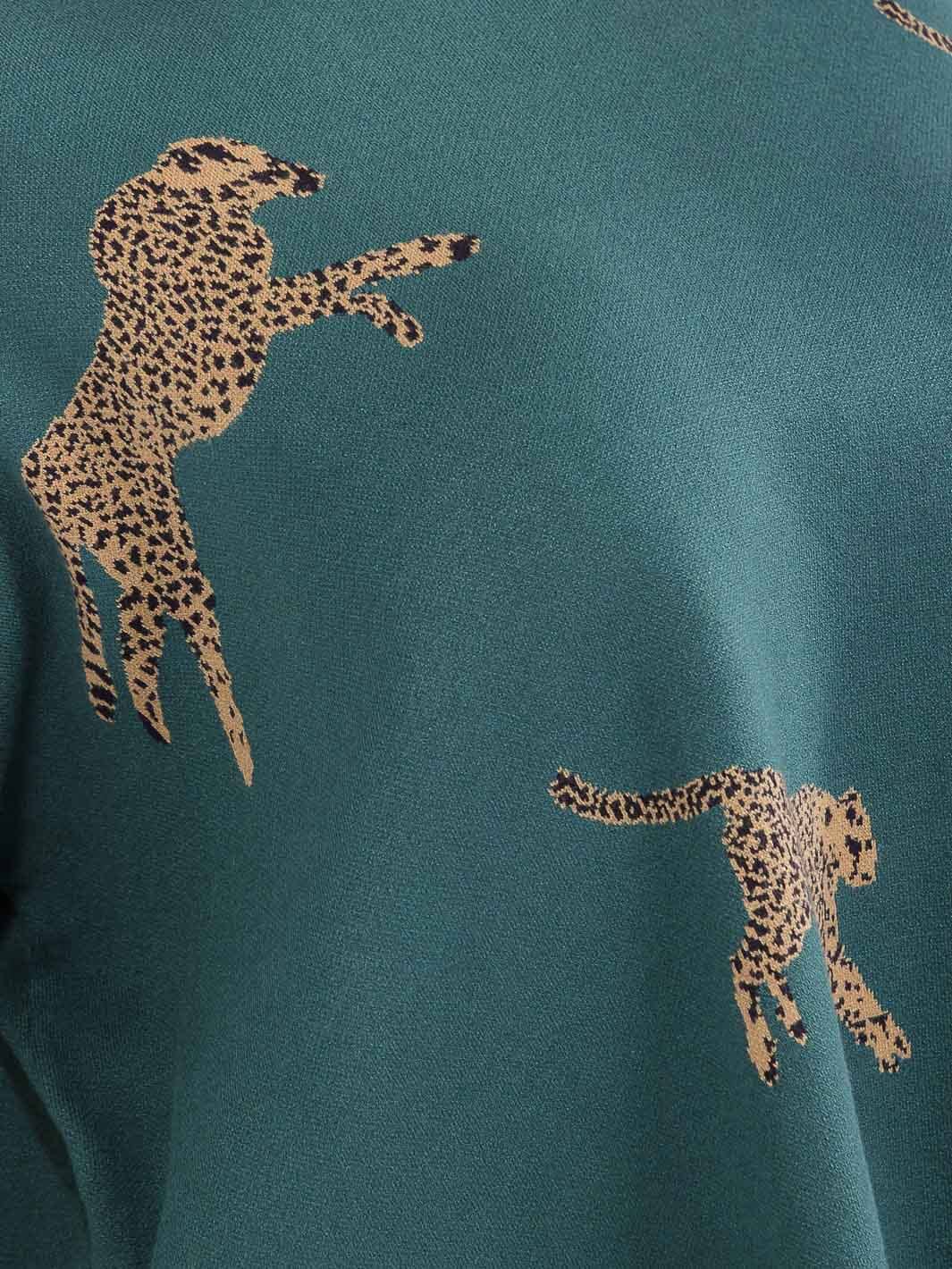 PLUS SIZE LONG SLEEVE MOCK NECK GRAPHIC PULLOVER OVERSIZED SWEATER