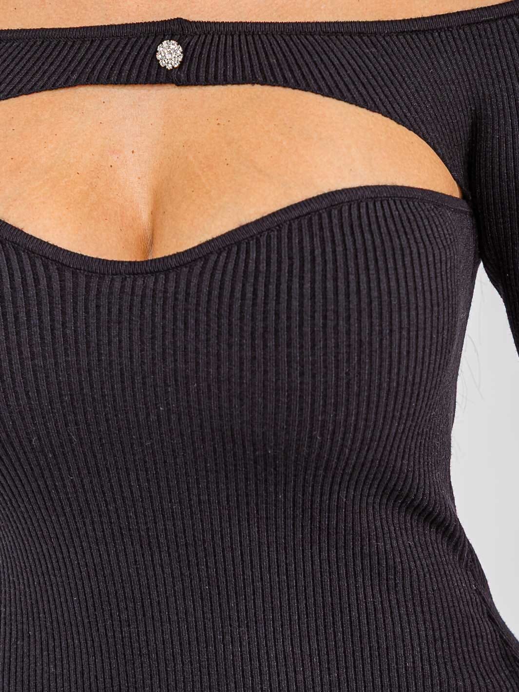 WOMEN'S LONG SLEEVE RIBBED BODYCON MAXI DRESS