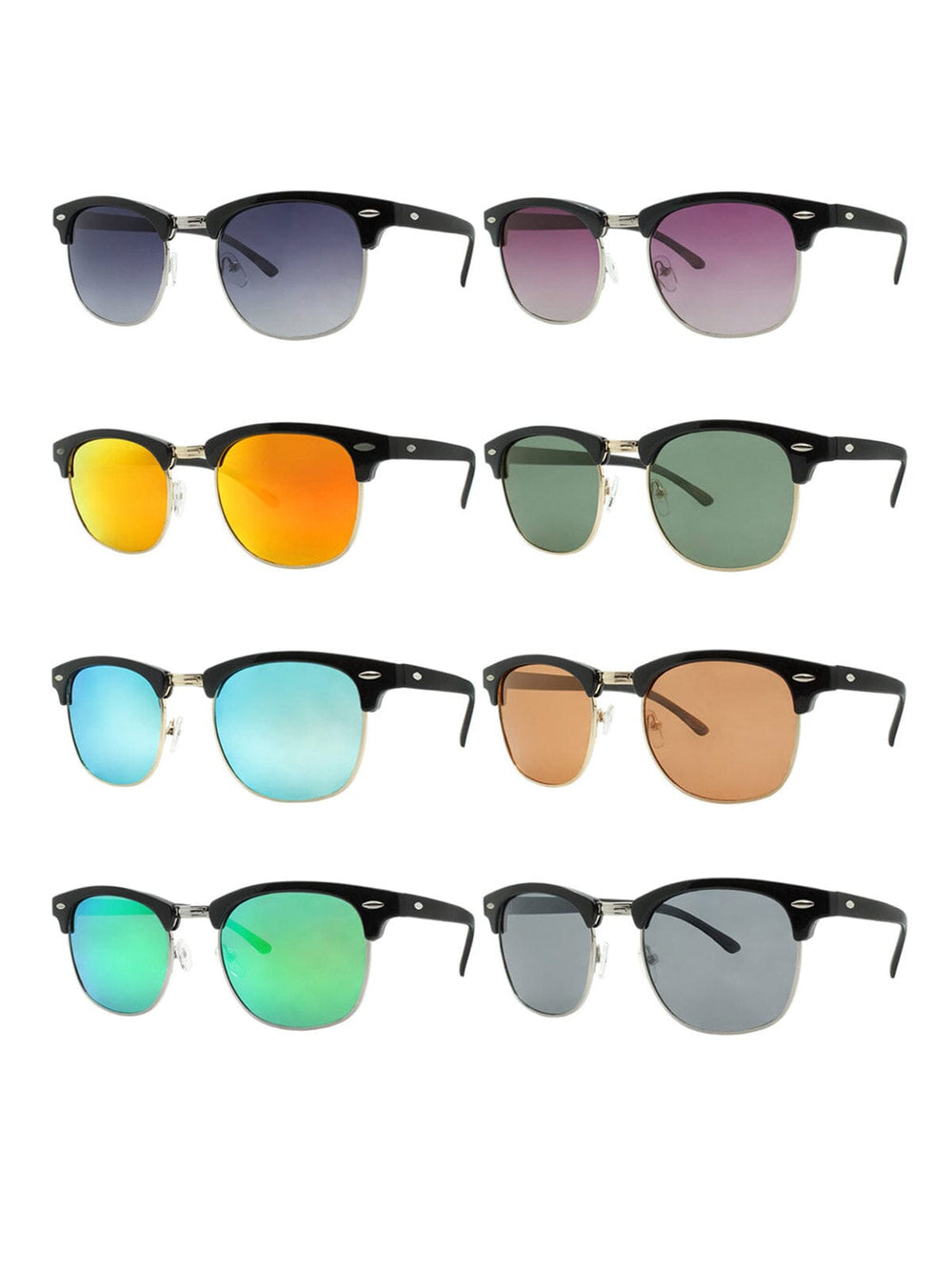 FASHION POLORIZED EYEWEAR ASSORTED COLORS SUNGLASSES