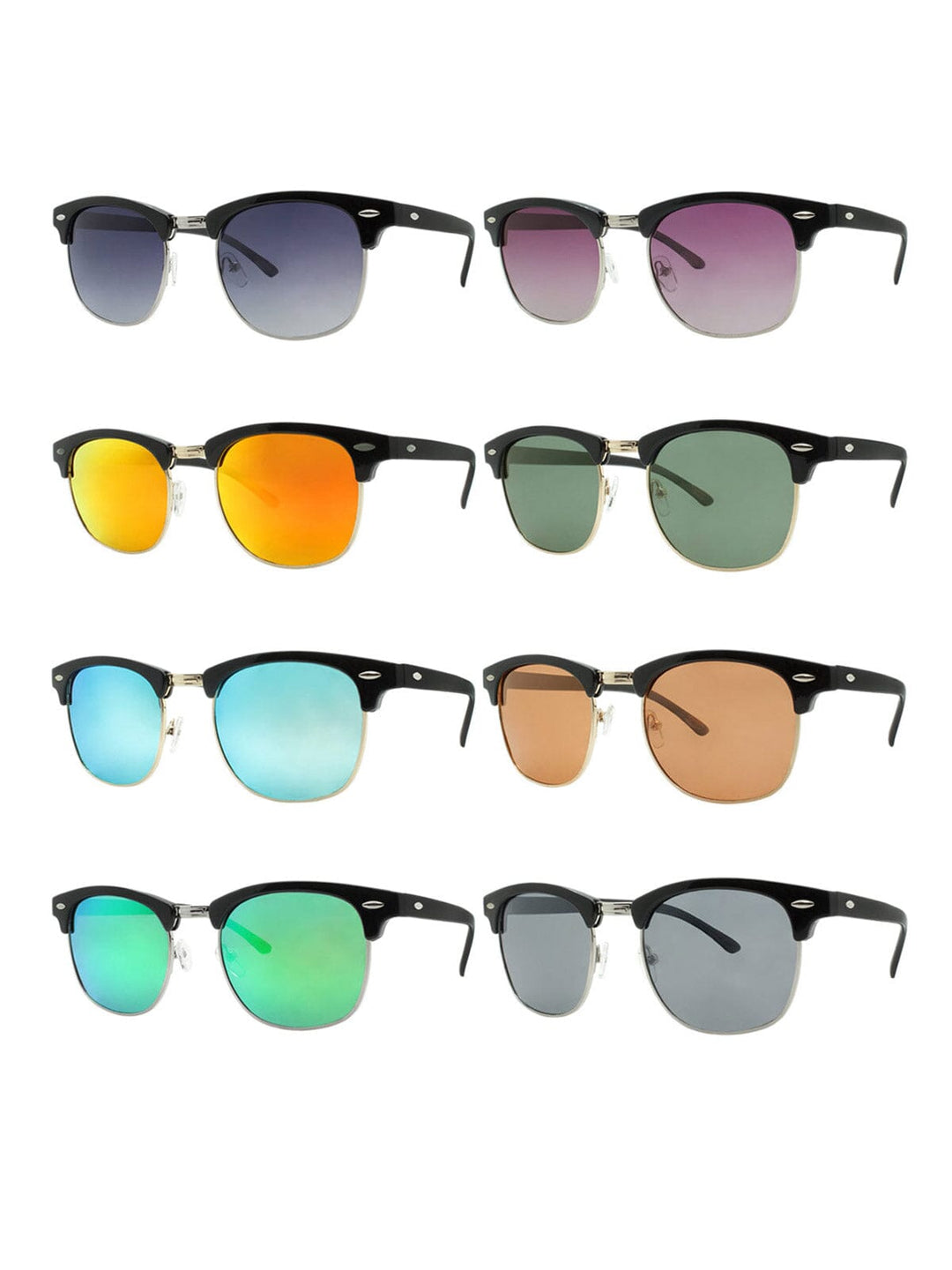 FASHION POLORIZED EYEWEAR ASSORTED COLORS SUNGLASSES
