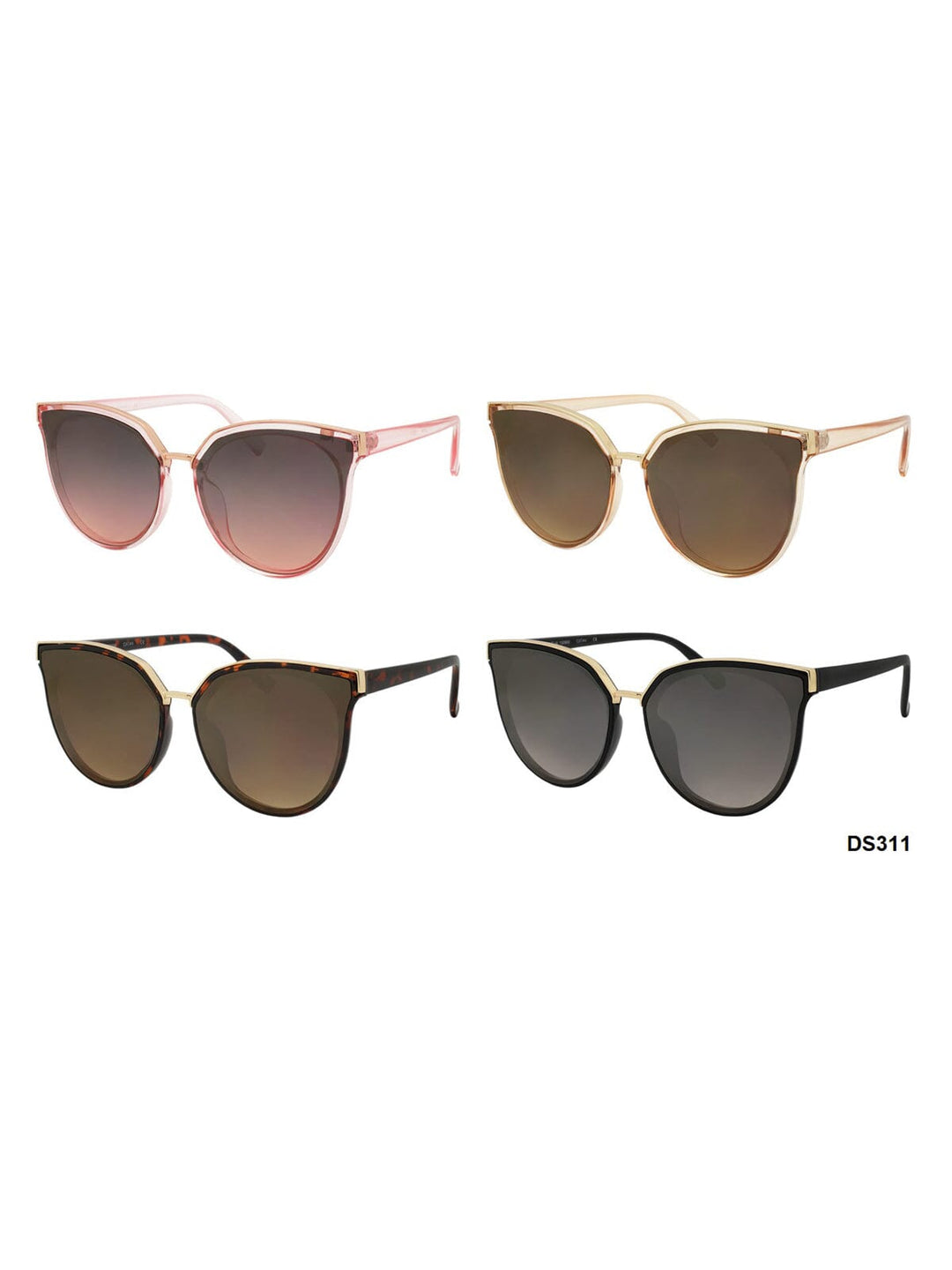 WOMEN'S DAZEY FASHION EYEWEAR ASSORTED COLORS SUNGLASSES