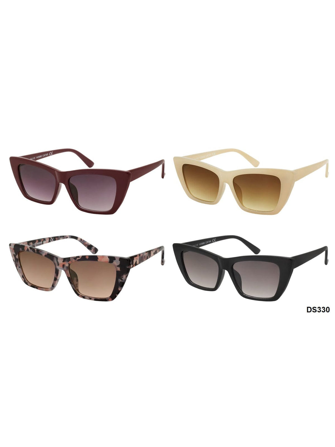 WOMEN'S DAZEY FASHION EYEWEAR ASSORTED COLORS SUNGLASSES